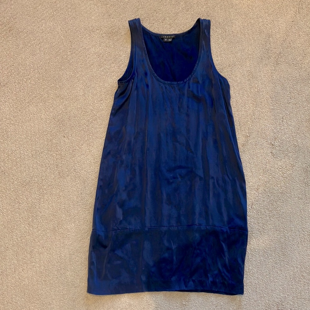 Theory Navy silk dress size 0